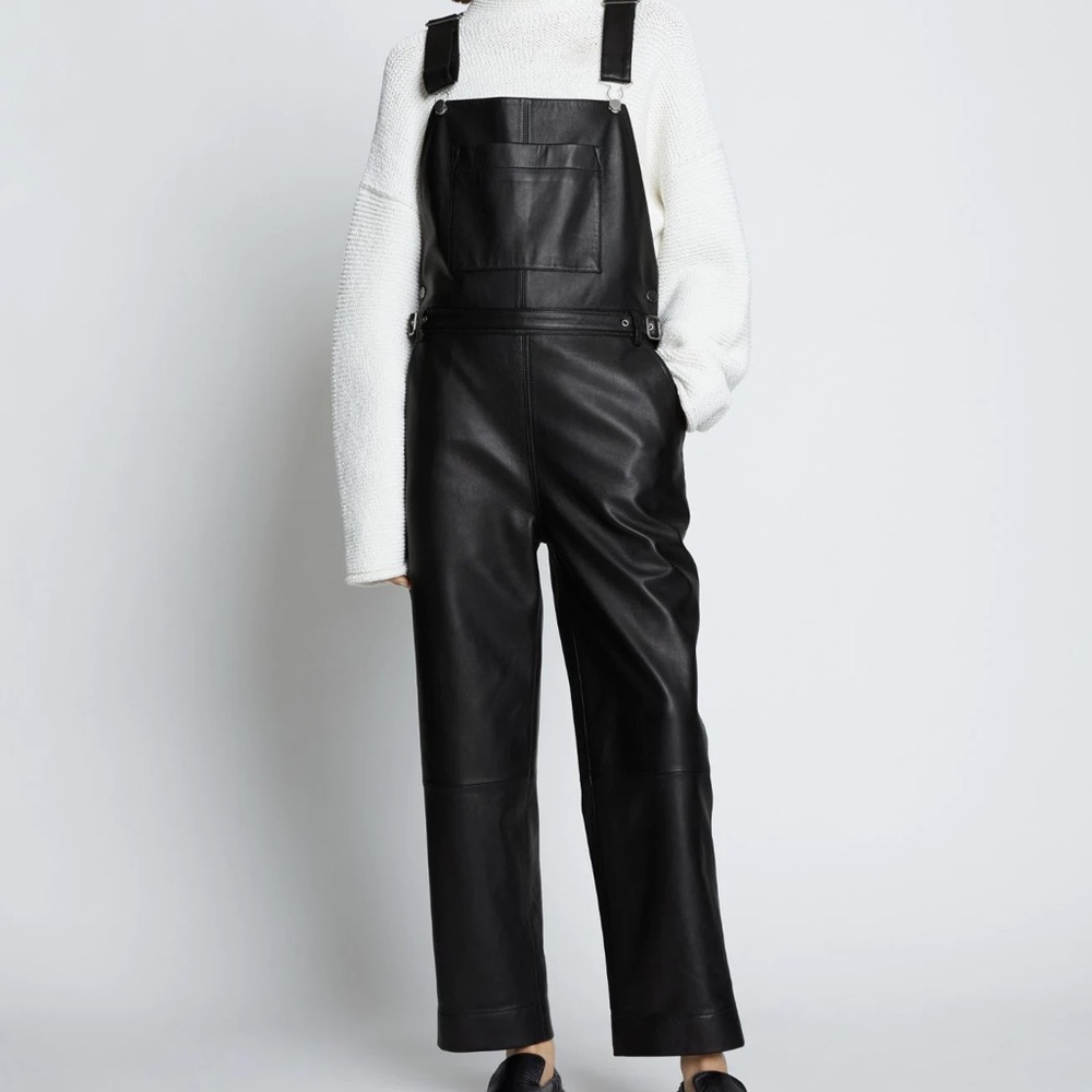 Leather overalls